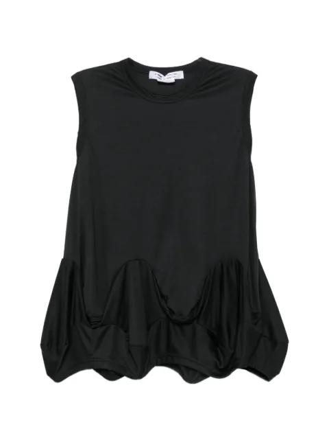 crew-neck draped top by COMME DES GARCONS