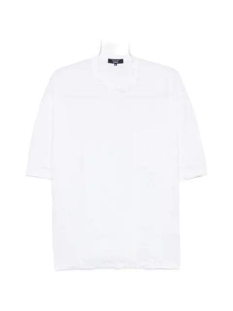 crinkled chest-pocket T-shirt by COMME DES GARCONS