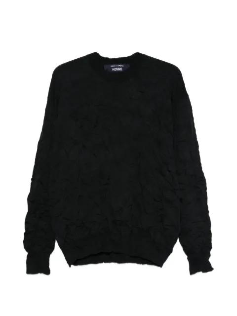 crinkled-effect sweater by COMME DES GARCONS