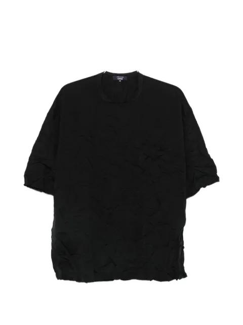 crinkled-finish chest-pocket T-shirt by COMME DES GARCONS