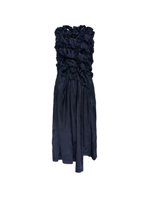 crinkled sculpted-bust midi dress by COMME DES GARCONS