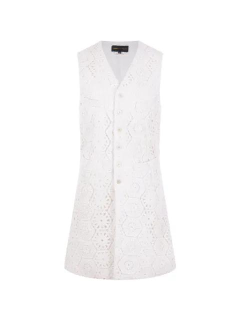 crochet-knit jute dress by COMME DES GARCONS