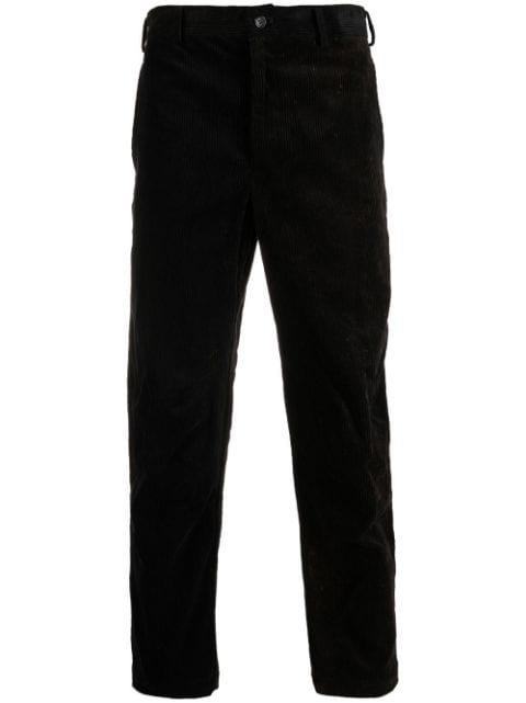 cropped corduroy trousers by COMME DES GARCONS