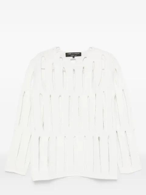 cut-out knit sweater by COMME DES GARCONS