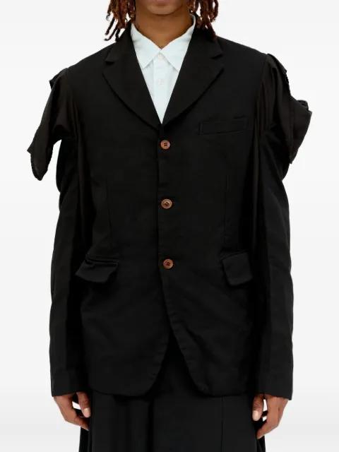 cut-out shoulder jacket by COMME DES GARCONS