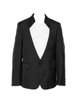 cut-out single-breasted blazer by COMME DES GARCONS cut-out single-breasted blazer by COMME DES GARCONS