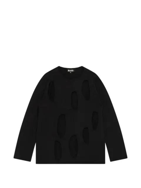 cutout crew-neck knitwear by COMME DES GARCONS