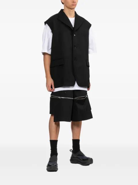 deconstructed sleeveless gilet by COMME DES GARCONS