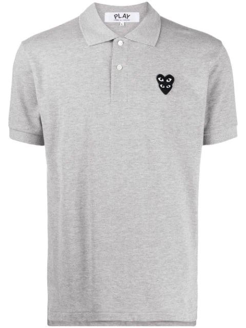 double heart polo shirt by COMME DES GARCONS