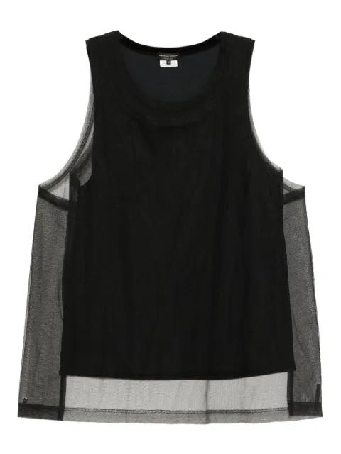 double-layer vest by COMME DES GARCONS