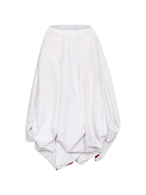 draped bubble midi skirt by COMME DES GARCONS