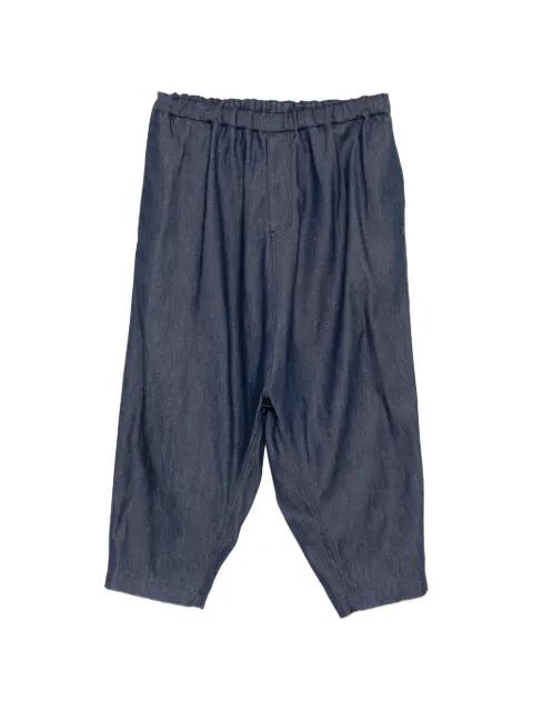 drawstring dropped-crotch trousers by COMME DES GARCONS