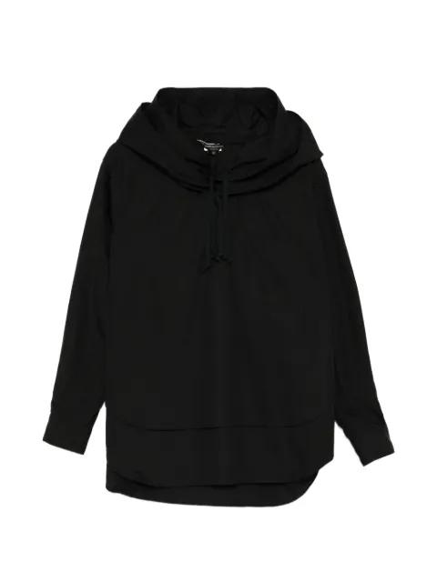 drawstring layered hoodie by COMME DES GARCONS