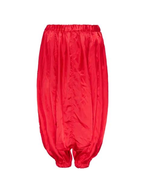 elasticated-waist drop-crotch trousers by COMME DES GARCONS