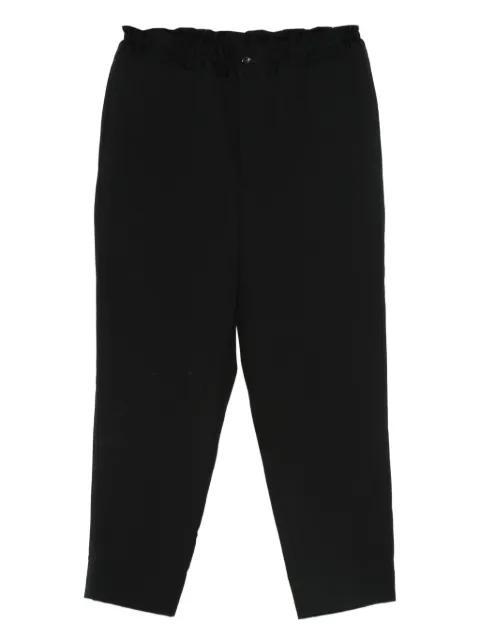 elasticated-waist wool trousers by COMME DES GARCONS