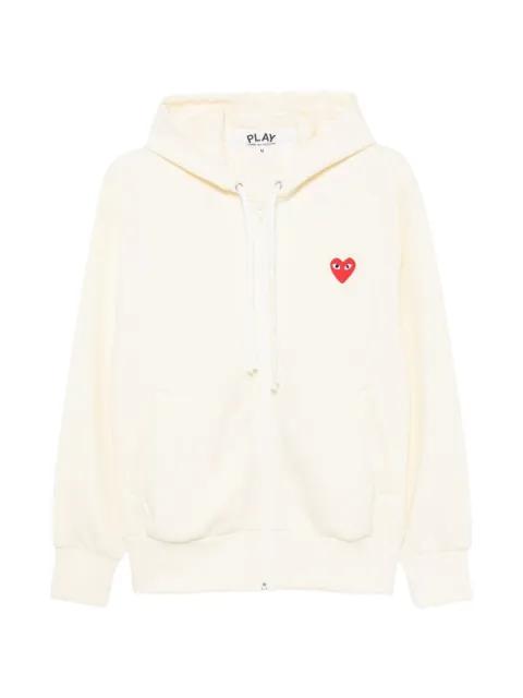 emblem zip-up hoodie by COMME DES GARCONS