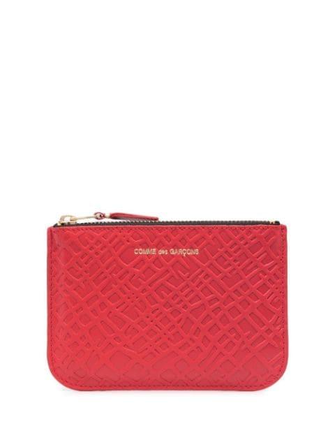 embossed leather wallet by COMME DES GARCONS