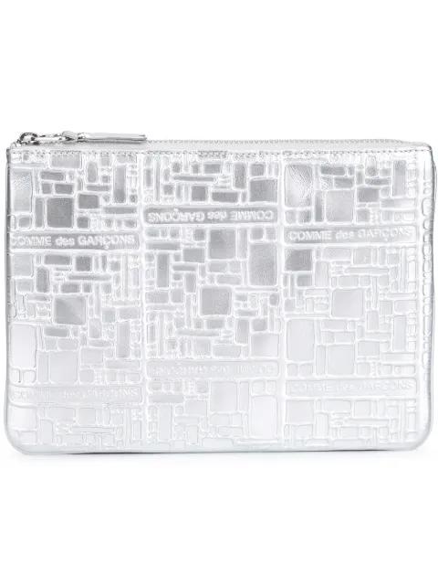 embossed logo purse by COMME DES GARCONS