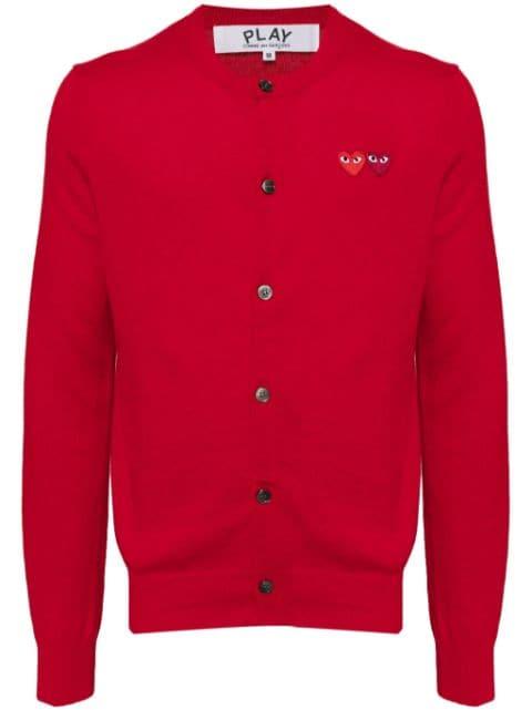 embroidered cardigan by COMME DES GARCONS