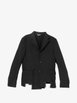 embroidered cut-out blazer by COMME DES GARCONS