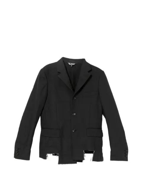 embroidered cut-out blazer by COMME DES GARCONS