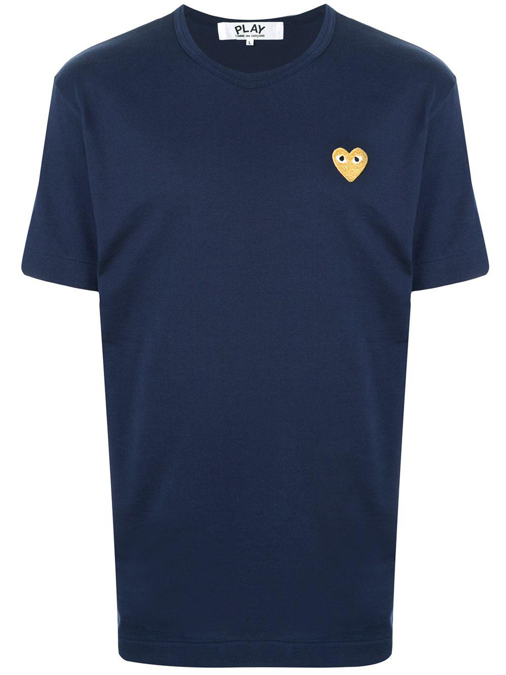 embroidered logo T-shirt by COMME DES GARCONS