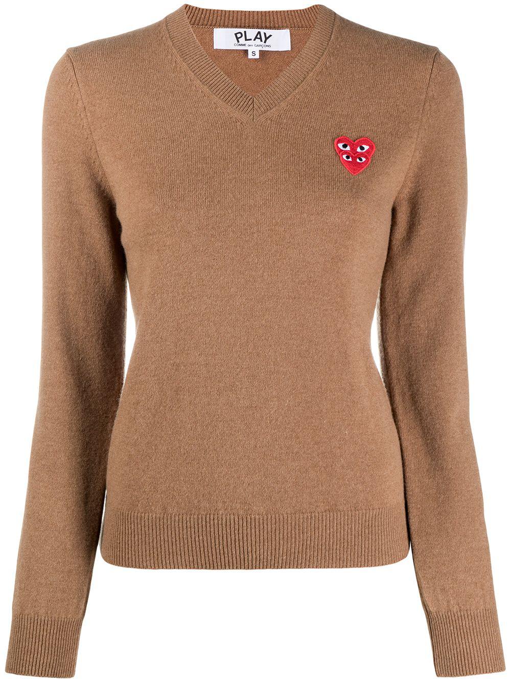 embroidered logo jumper by COMME DES GARCONS