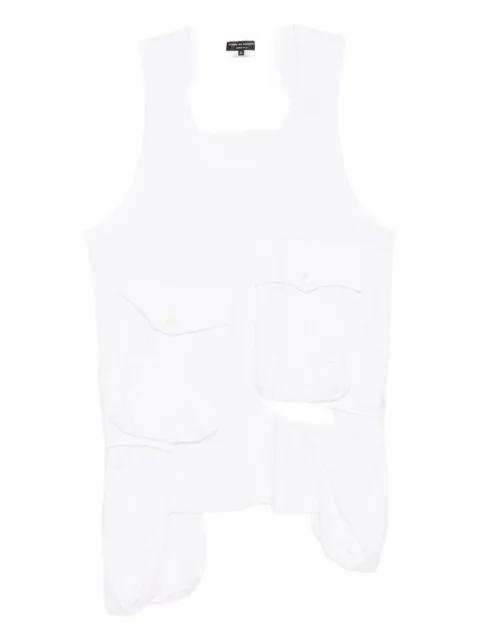 flap pocket vest by COMME DES GARCONS