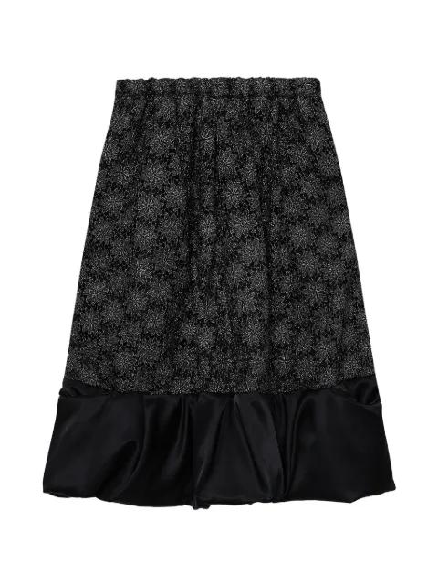 floral-print midi skirt by COMME DES GARCONS