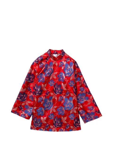floral print top by COMME DES GARCONS