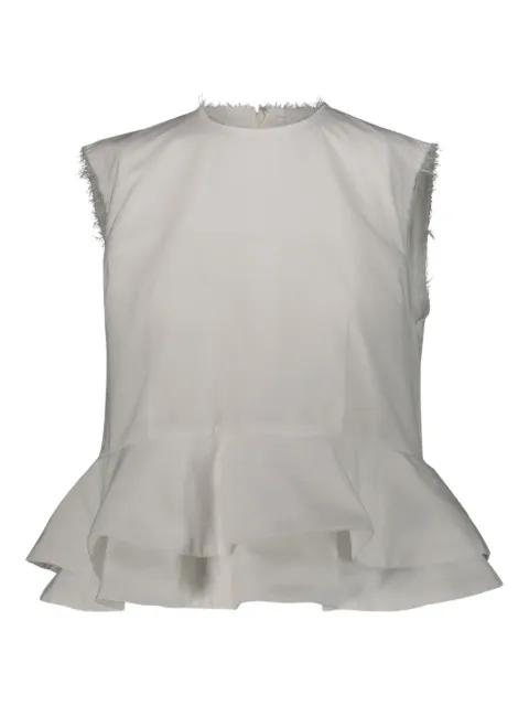 flounce raw-finish blouse by COMME DES GARCONS