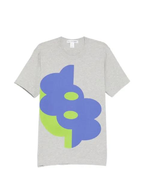 flower graphic T-shirt by COMME DES GARCONS