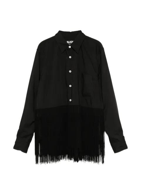 fringe-trimmed tiered shirt by COMME DES GARCONS