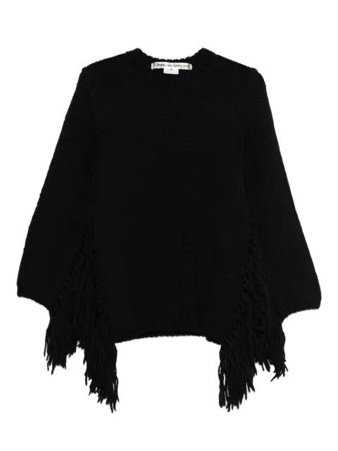 fringed sweater by COMME DES GARCONS