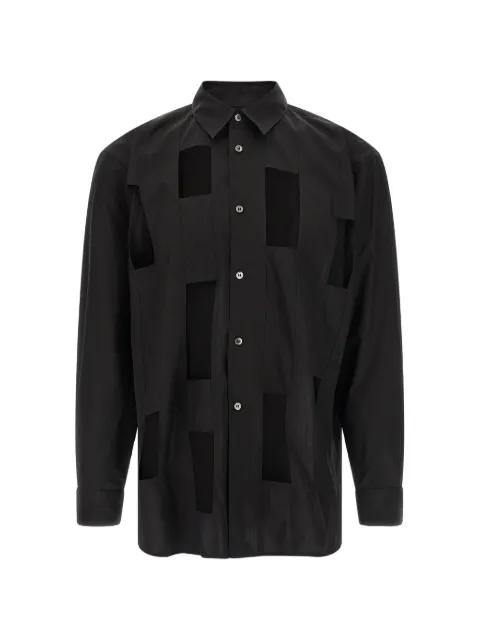 geometric cut-out shirt by COMME DES GARCONS