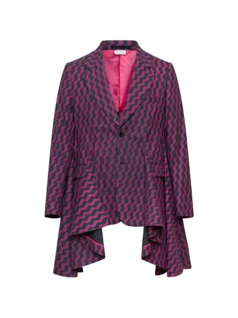 geometric-pattern blazer by COMME DES GARCONS
