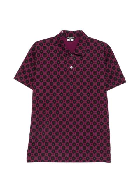geometric-pattern polo shirt by COMME DES GARCONS