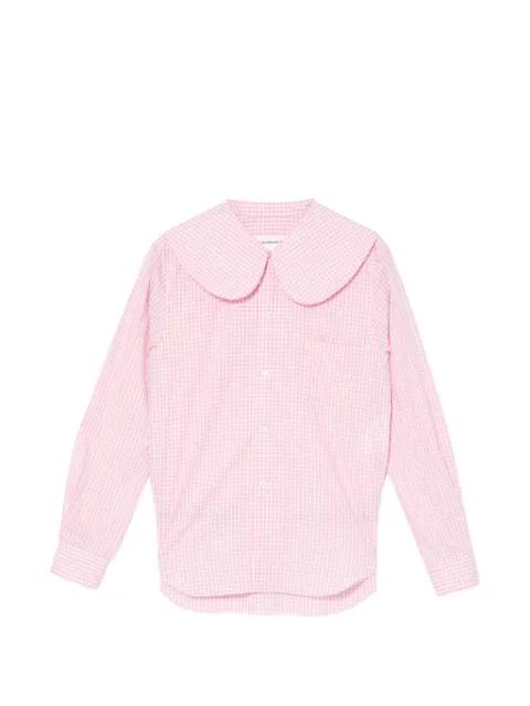 gingham Peter Pan-collar shirt by COMME DES GARCONS