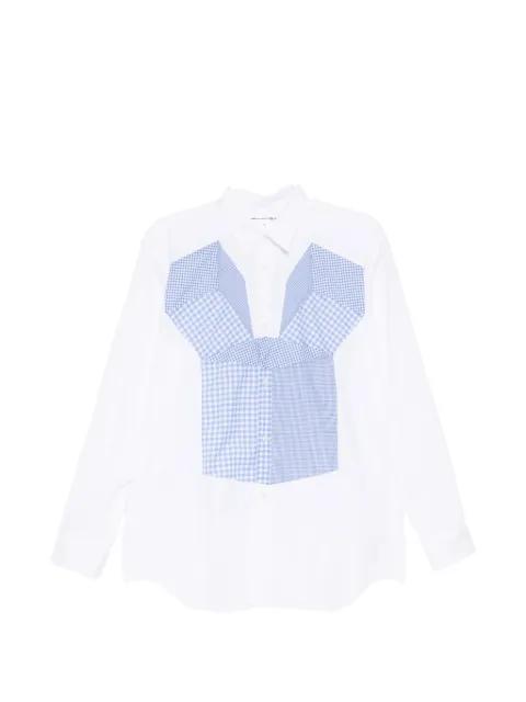 gingham panel shirt by COMME DES GARCONS