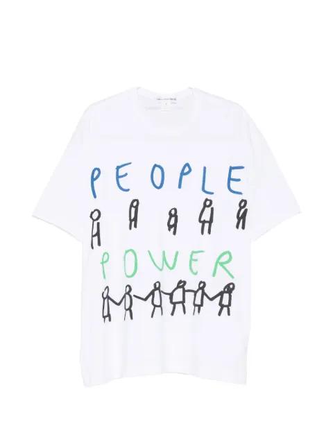 graphic-print T-shirt by COMME DES GARCONS