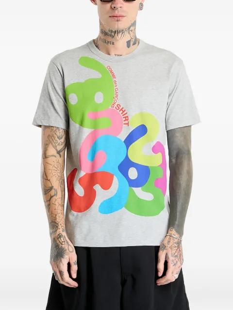 graphic-print T-shirt by COMME DES GARCONS