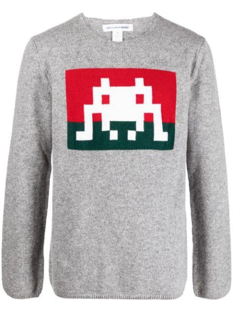 graphic-print jumper by COMME DES GARCONS