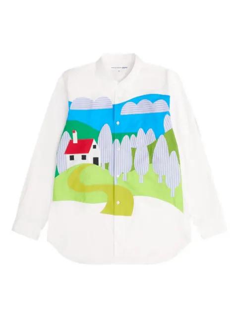 graphic-print shirt by COMME DES GARCONS