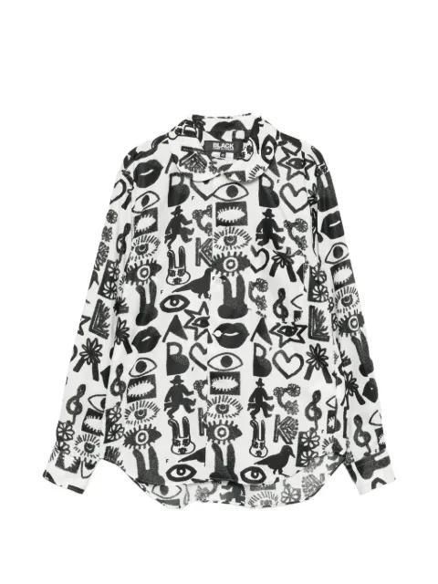 graphic-print shirt by COMME DES GARCONS