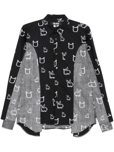 graphic-print shirt by COMME DES GARCONS