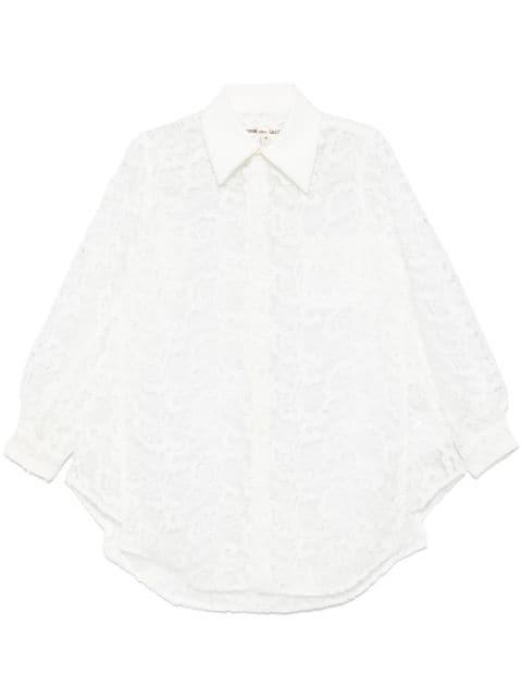 guipure-lace shirt by COMME DES GARCONS