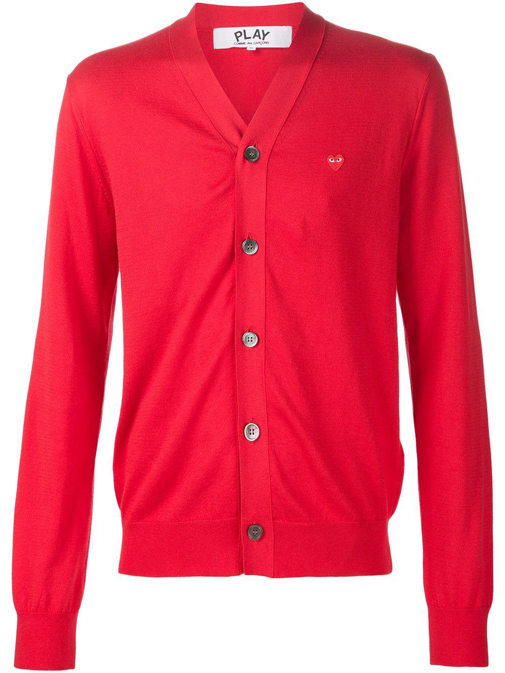 heart-detail cardigan by COMME DES GARCONS