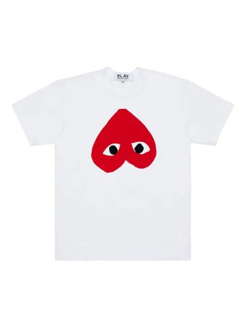 heart-eye T-shirt by COMME DES GARCONS