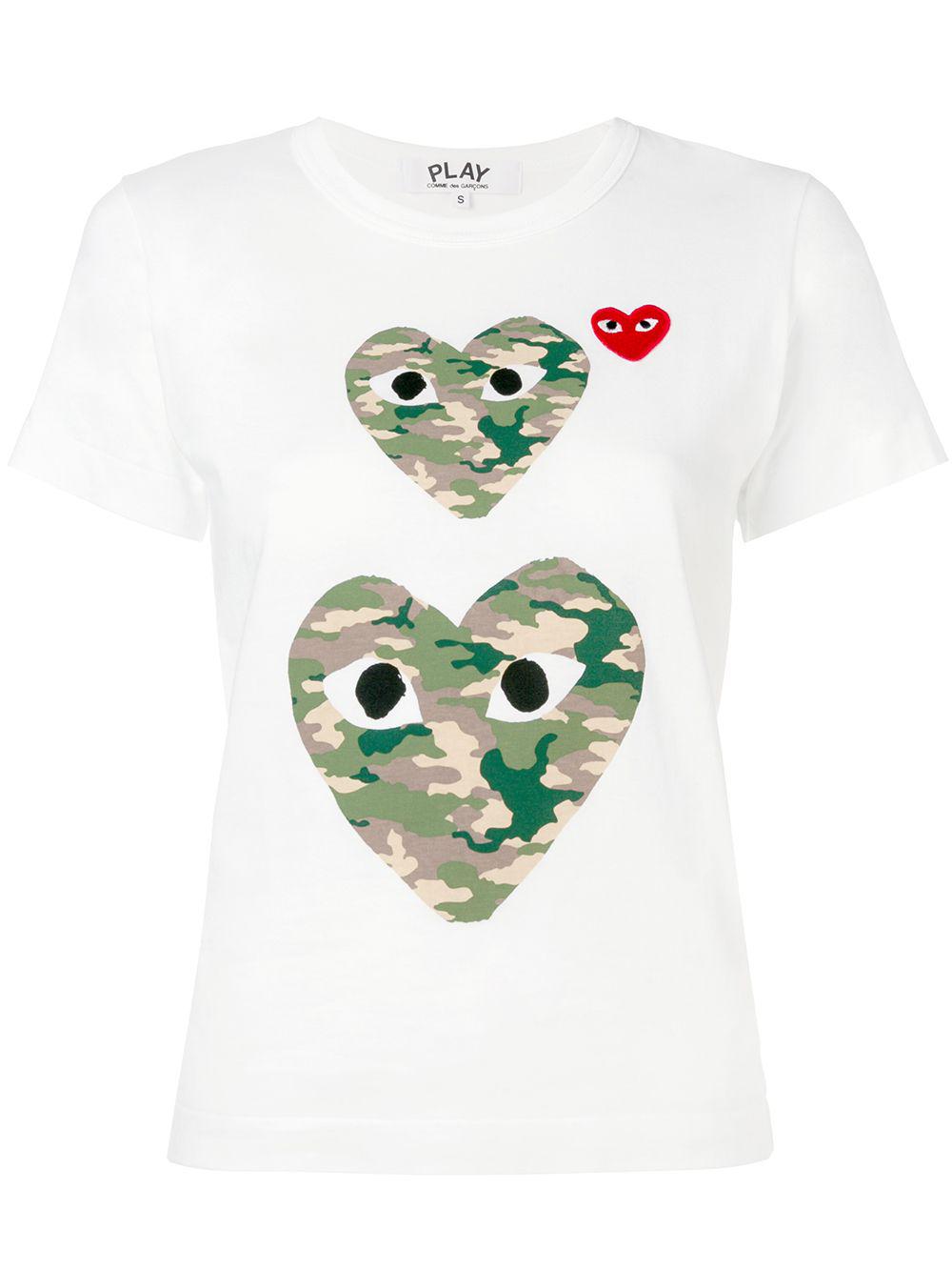 heart eyes T-shirt by COMME DES GARCONS