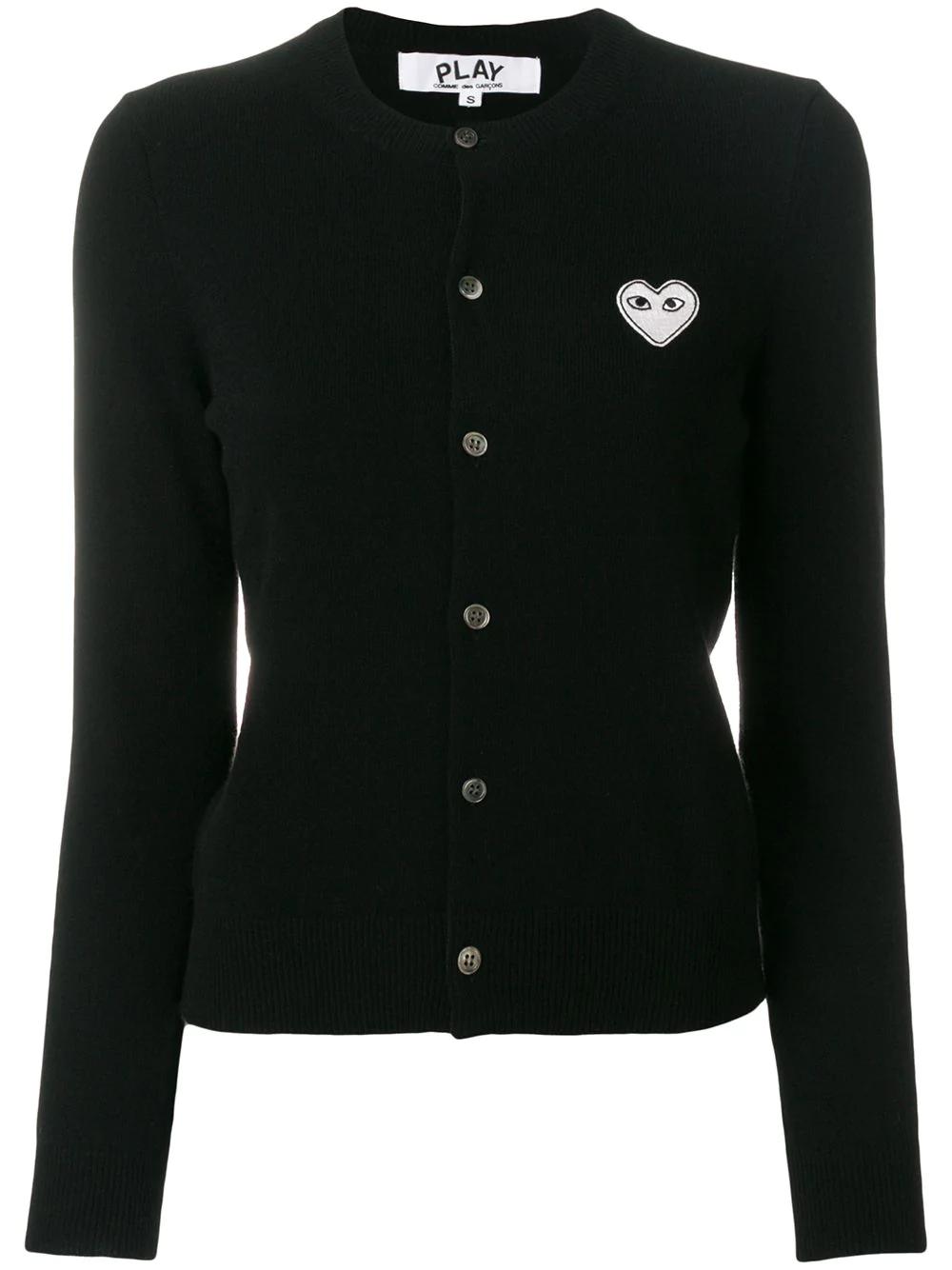 heart logo cardigan by COMME DES GARCONS
